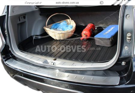 Накладка на задний бампер Subaru Forester III фото 2