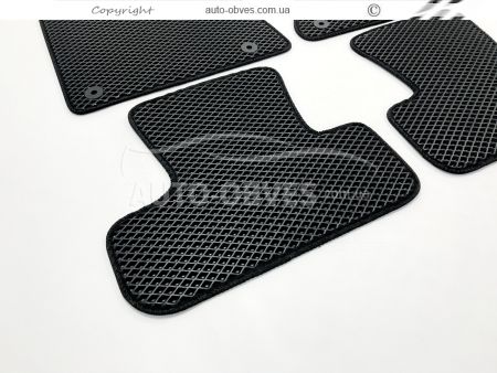 Floor mats Audi Q5 2008-2016 black 5 pcs - type: Eva фото 4