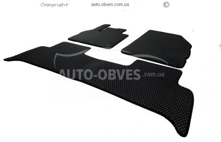 Floor mats Renault Grand Scenic III 2009-... black 3 pcs - type: Eva фото 0