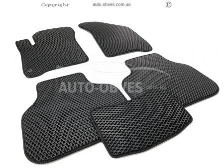 Floor mats Fiat Freemont 2011-... black 5 pcs - type: Eva фото 0