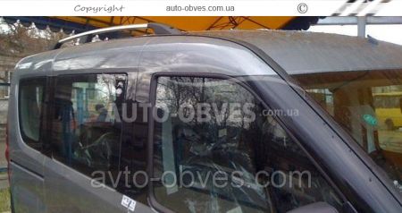 Roof rails Fiat Doblo 2010-2014 - type: abs mounting фото 5