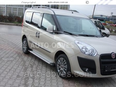 Рейлінги Fiat Doblo 2010-2014 - тип: алм кріплення фото 3