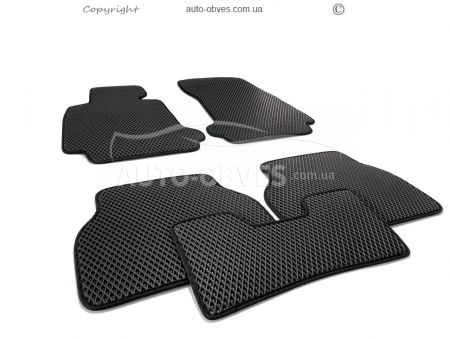 Floor mats BMW 5 E39 black 5 pcs - type: Eva фото 0