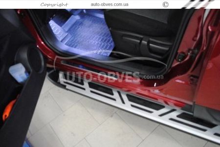 Подножки Mitsubishi ASX 2020-... - style: Audi фото 3