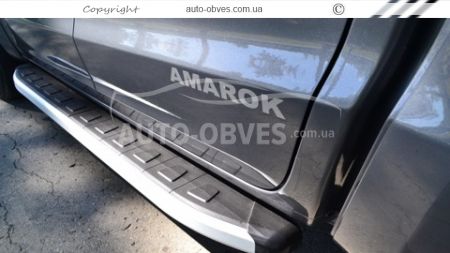 Footboards Volkswagen Amarok 2016-... - Style: Range Rover фото 3