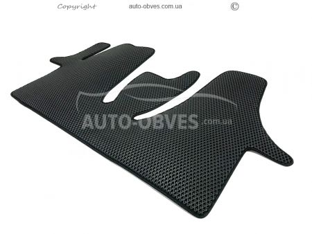 Floor mats Volkswagen T6 1+2 black - type: Eva фото 1
