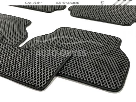 Floor mats BMW 5 E39 black 5 pcs - type: Eva фото 3