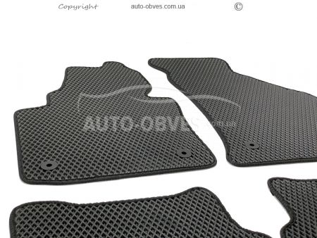 Floor mats Volkswagen Caddy 2010-2015 black 5 pcs - type: Eva фото 1