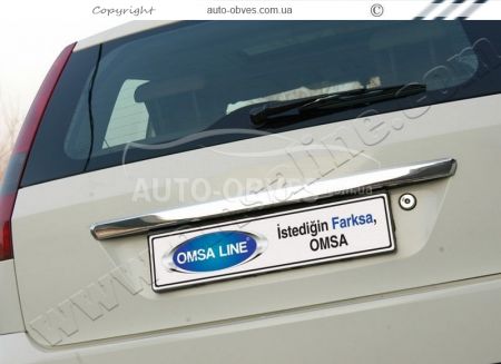 Накладка над номером Ford Fiesta фото 3