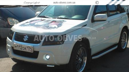 Підніжки Suzuki Grand Vitara 2005-2011 - style: Range Rover фото 3