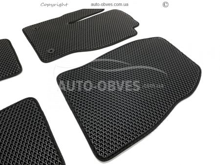 Floor mats Ford Kuga 2017-2020 black 5 pcs - type: Eva фото 2