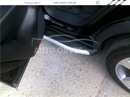 Профильные подножки Mercedes ml class w166 2012-2019 - style: Range Rover фото 2