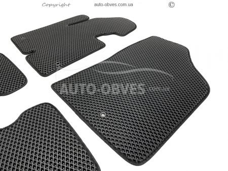 Floor mats Hyundai Santa Fe 2013-2016 black 5 pcs - type: Eva фото 4