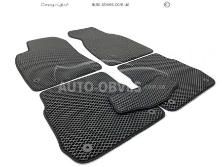 Floor mats Audi A6 C5 1997-2004 black 5 pcs - type: Eva фото 0