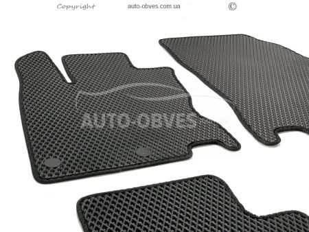 Floor mats Nissan Qashqai 2018-2021 black 5 pcs - type: Eva фото 1