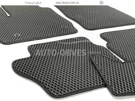 Floor mats Ford Fiesta 2013-2017 black 5 pcs - type: Eva фото 3