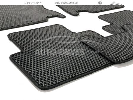 Floor mats Nissan Qashqai 2018-2021 black 5 pcs - type: Eva фото 3