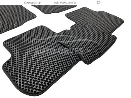 Floor mats Mitsubishi Outlander 2013-2015 black 5 pcs - type: Eva фото 3