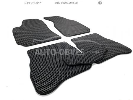 Floor mats Volkswagen Passat B5 black 5 pcs - type: Eva фото 0