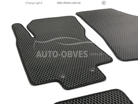 Floor mats Nissan Rogue 2013-2020 black 5 pcs - type: Eva фото 1
