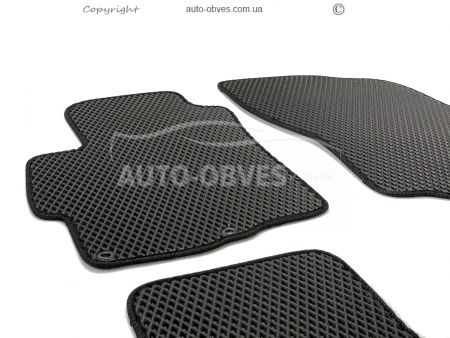 Floor mats Mitsubishi Lancer 2007-... black 5 pcs - type: Eva фото 1