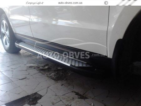 Running boards Hyundai Santa Fe 2010-2012 - Style: BMW фото 2