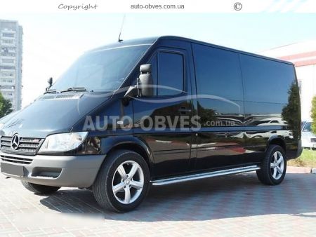 Бокові майданчики Mercedes Sprinter 1996-2006 - L1\L2\L3 бази Ø:42|51|60мм фото 5