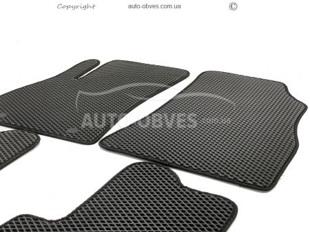 Floor mats Nissan Juke 2014-2019 black 5 pcs - type: Eva фото 2