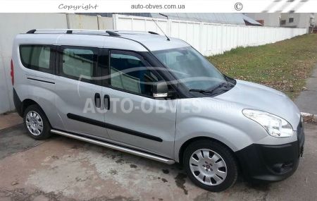 Рейлинги Fiat Doblo 2010-2014 - тип: алм крепления фото 4