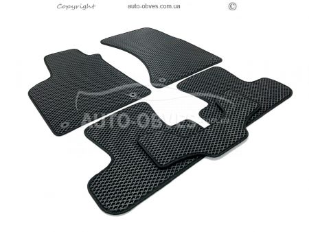 Floor mats Audi Q5 2008-2016 black 5 pcs - type: Eva фото 0