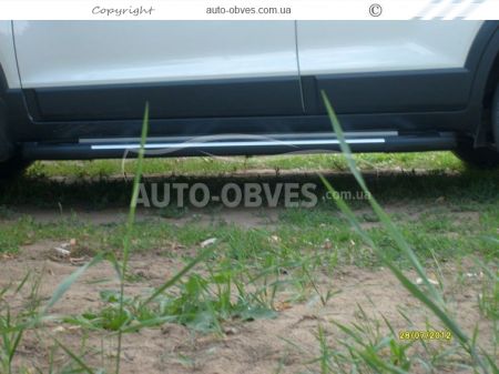 Running boards Hyundai Santa Fe 2006-2010 - style: Audi фото 5