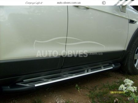 Running boards Opel Antara 2007-2013 - style: Audi фото 5