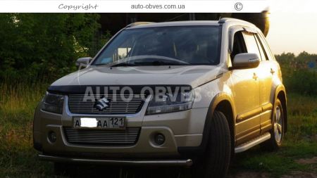 Profile running boards Suzuki Grand Vitara 2005-2011 - Style: Range Rover фото 4