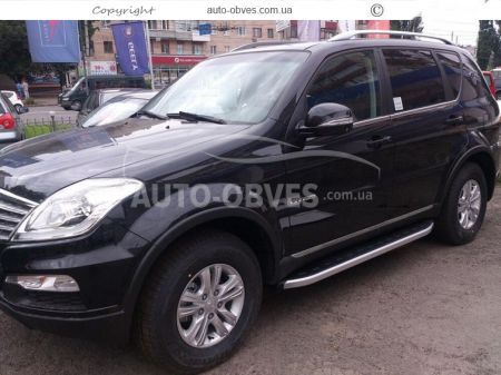 Профільні підніжки Ssangyong Rexton W - style: Range Rover фото 1