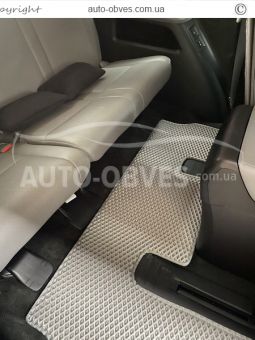 Toyota Sequoia floor mats - type: 3 rows eva, middle row - passage фото 12