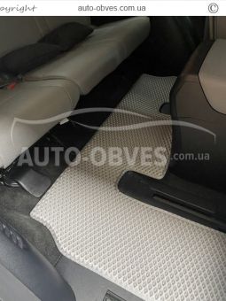 Toyota Sequoia floor mats - type: 3 rows eva, middle row - passage фото 1