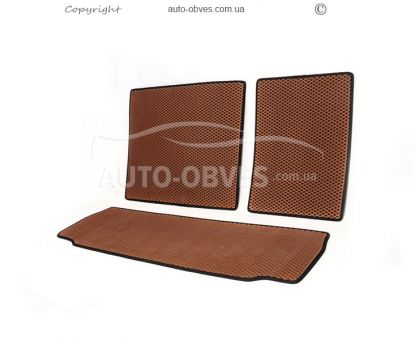 Toyota Sequoia floor mats - type: 3 rows eva, middle row - passage фото 10