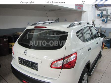 Roof rails Nissan Qashqai 2+ - type: fastening alm фото 4