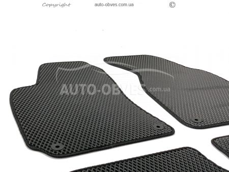 Floor mats Volkswagen Passat B5 black 5 pcs - type: Eva фото 1
