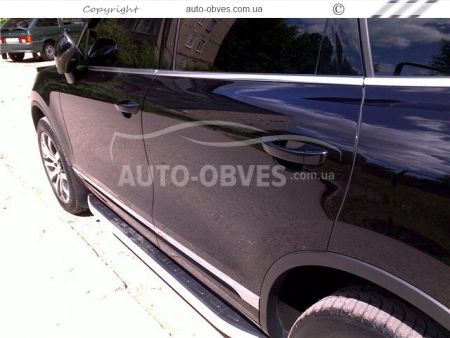 Profile running boards Mitsubishi Outlander 2003-2006 - Style: Range Rover фото 1