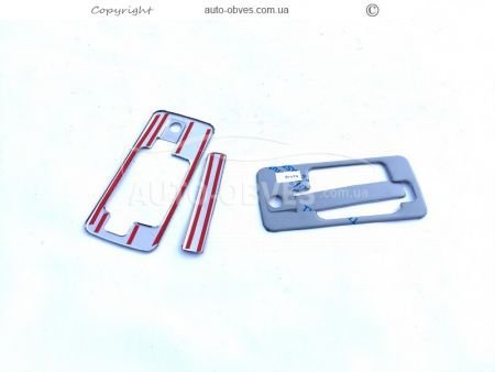 Накладки на ручки Mercedes Actros MP3 - тип: штамповка 3D фото 0