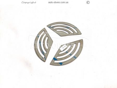 Накладки вставки в логотип Mercedes Actros MP4, MP5 фото 6