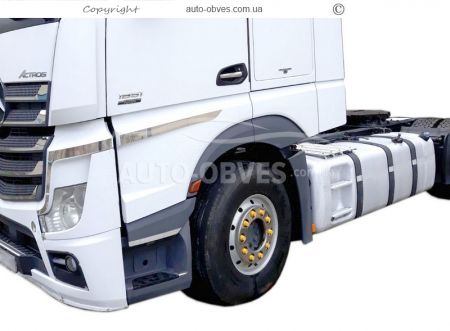 Накладки на фары + на двери Mercedes Actros MP4 2011-2018 фото 5