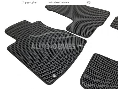 Floor mats for Honda CRV 2007-2012 black 4 pcs - type: Eva фото 2