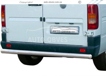 Volkswagen LT rear bumper protection - type: single pipe фото 0