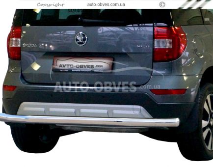 Захист заднього бампера Skoda Yeti - тип: одинарна труба фото 0