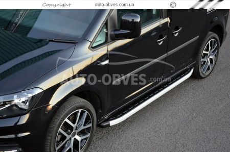 Profile running boards Volkswagen Caddy 2010-2015 - Style: Range Rover фото 3