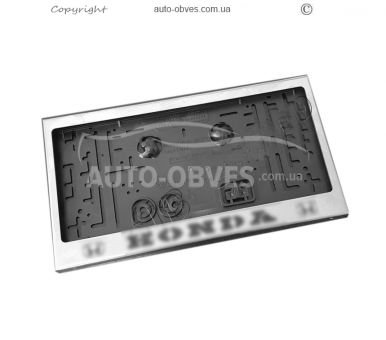 License plate frame for Peugeot - 1 pc фото 1