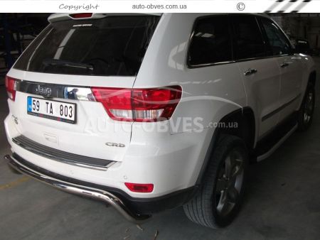 Jeep Cherokee CRT rear bumper protection - type: U-shaped фото 3