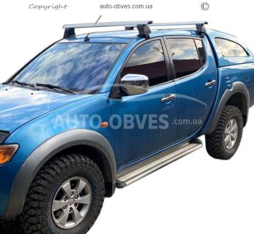 Crossbar Mitsubishi L200 IV Pick-Up 2006-2015 length 120 cm for a smooth roof without roof rails фото 7